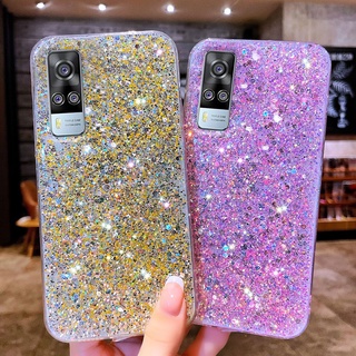 เคส วีโว่ Vivo Y31 Y30 Y50 2021 เลื่อมประกายเพชร เคสกันกระแทก เคสโทรศัพท์ Vivo Y31 Y50 เคสซิลิโคนนิ่มกันกระแทก Case