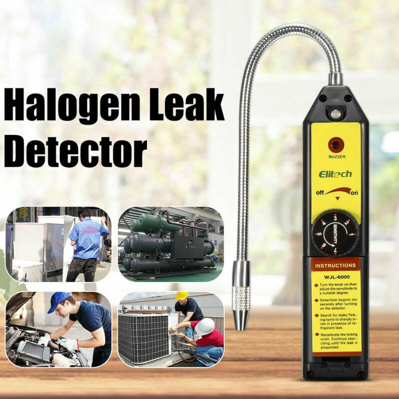 Air Conditioner Refrigerant Halogen Leak Detector Gas Leakage Tester