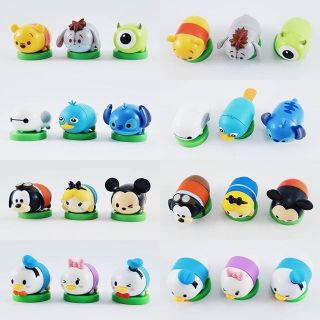 (พร้อมส่ง) โมเดล Disney - TsumTsum ซูมซูม (ฐานเขียว) l แท้ 🇯🇵