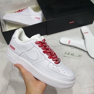 Nike Air Force 1 SUPREME(size36-45)ขาว 990