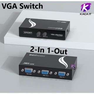 VGA Switch SELECTED 2port เข้า2ออก1จอ MT-VIKI 2 Ports 2-In 1-Out VGA switch