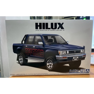 Aoshima Hilux ln107 pickup double cab 4wd 94 1/24