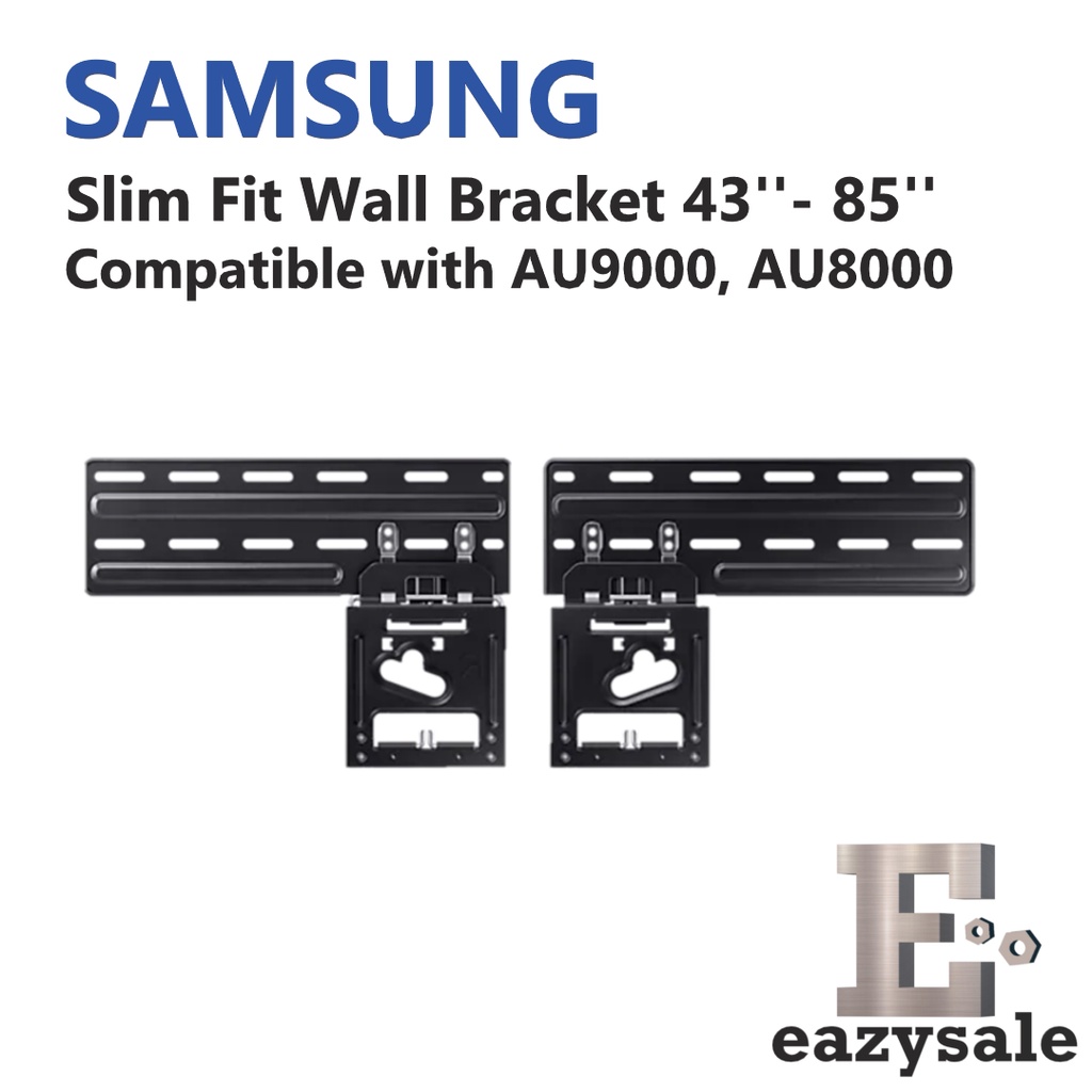 แบร็คเก็ตติดผนัง Samsung Slim Fit 43 นิ้ว - 85 นิ้ว 2021 QLED สําหรับ AU9000, AU8000 Series WMN-A50EB/XY