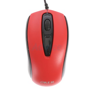 USB Optical Mouse OKER (I-239) Red