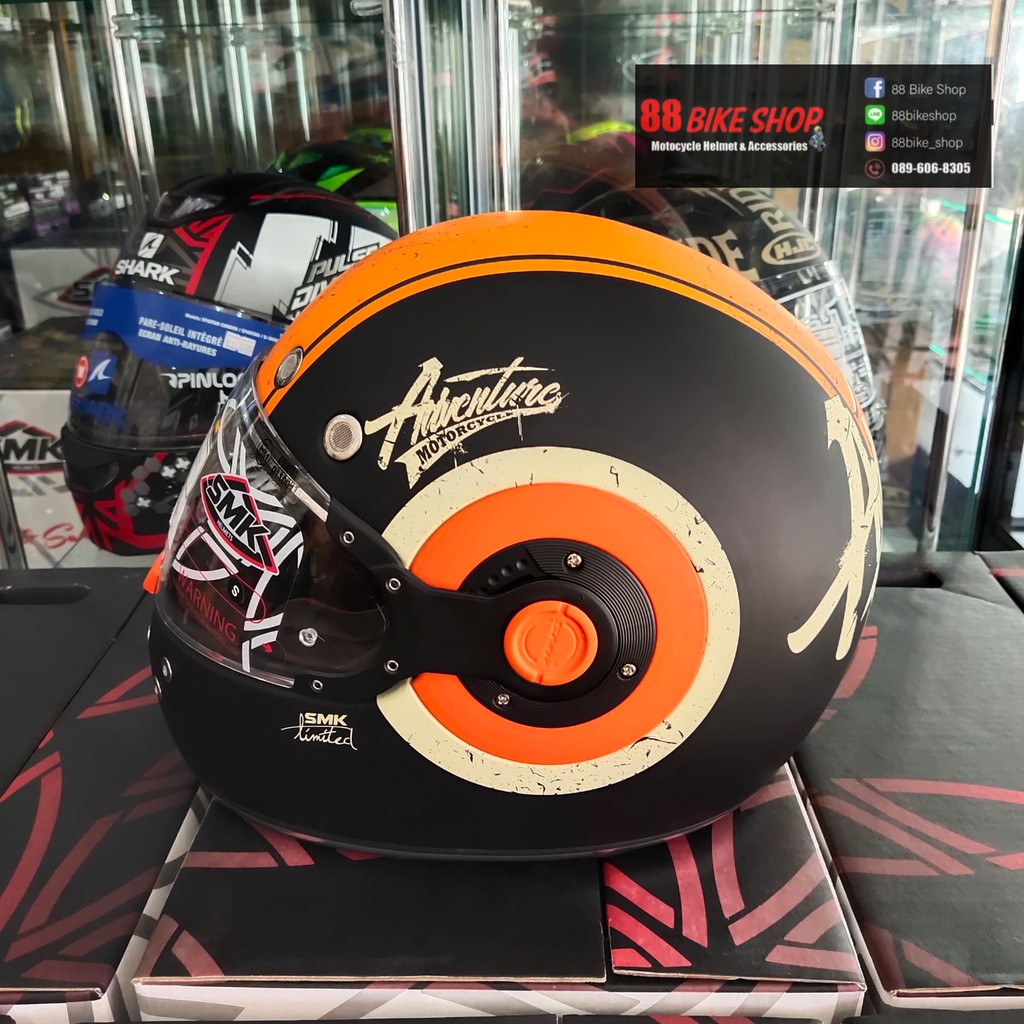 หมวกกันน๊อค SMK RETRO ADVENGER