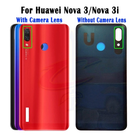 ฝาหลัง (back cover) กระจกด้านหลัง สําหรับ Huawei Nova 3 3i