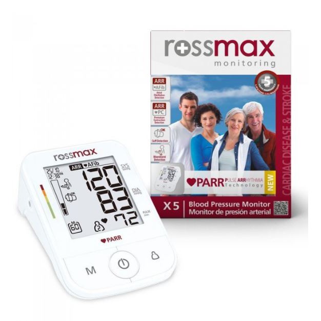 ROSSMAX รุ่น X5 เครื่องวัดความดัน (BP Monitor) Bluetooth PPAR AF