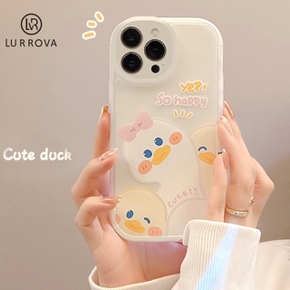 เคส VIVO Y01 Y15S เคส VIVO Y21 เคส VIVO V23 5G เคส VIVO Y15A เคส VIVO Y12S เคส VIVO Y33S เคส VIVO Y20 เคส VIVO Y50 เคส VIVO Y30 Y30i Y12A Y11 Y12 Y33T Y21T Y21S Y15 Y17 Y20S Y20i Y91C Y1S V20 Pro ลายเป็ดน่ารัก เคสใส ซิลิโคน เคสโทรศัพท์