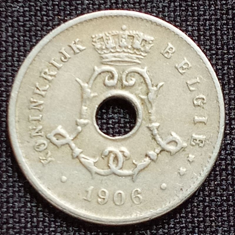 เหรียญต่างประเทศ(408)เบลเยี่ยม 1906
