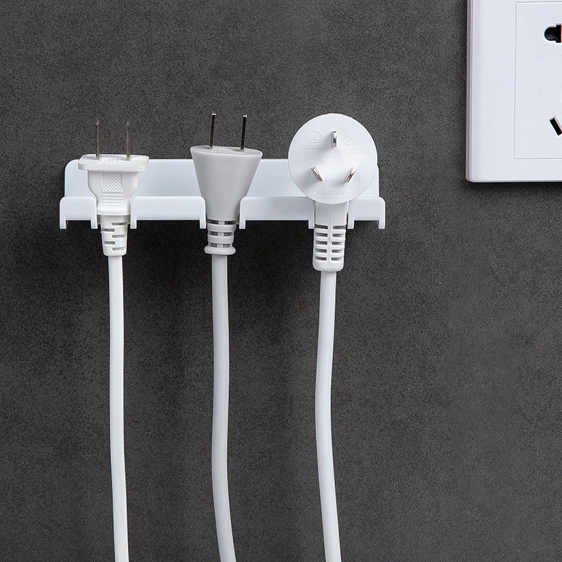 ตะขอแขวนสายไฟ แบบติดผนังห้องน้ํา ห้องครัว แข็งแรง ไร้รอยต่อ - รูปที่ 2