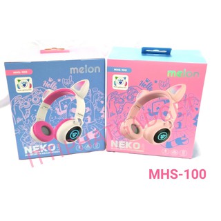 Headphone Bluetooth MELON NEKO MHS-100 Multi Light Color