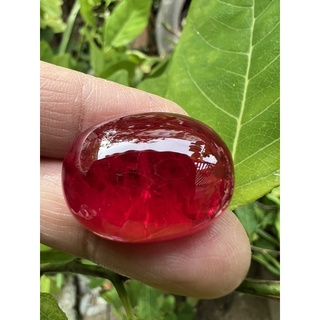 Red Ruby 21x28 mm corundum Hardness 9  and  weight 80 carats