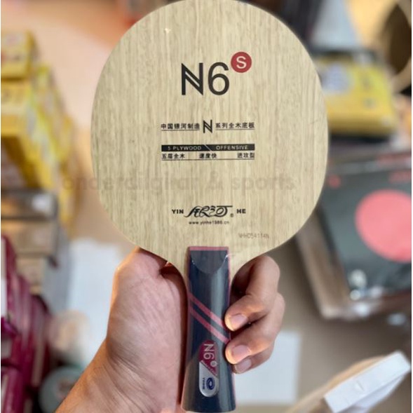 Yinhe N6s Flared Offensive + เคส - ไม้ปิงปอง Pingpong Bat Bet Wood