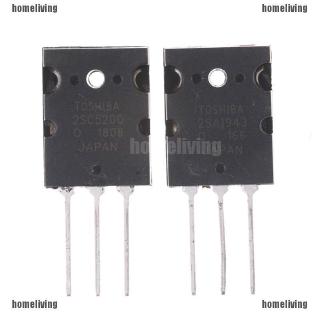 ทรานซิสเตอร์พลังงาน 2sa 1943 &amp; 2 Sc 5200