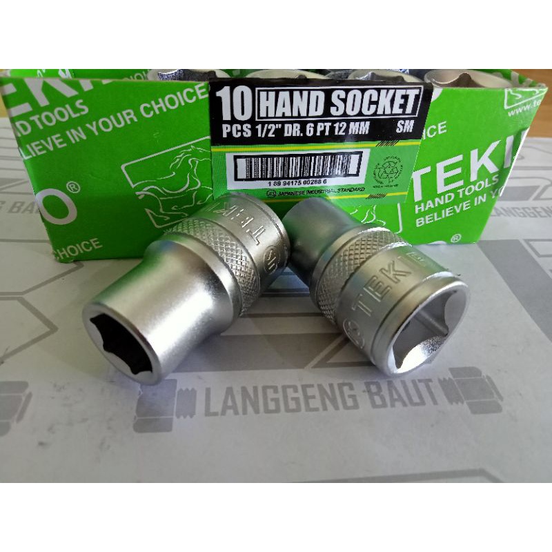 MATA Tekiro 1/2" 12MM Socket Bit / 12MM ประแจกระบอก