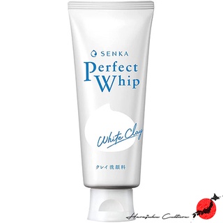 【ผลิตในประเทศญี่ปุ่น】Senka Perfect Whip White Clay n Facial Ｗash - 120g【ส่งตรงจากประเทศญี่ปุ่น &amp; ของแท้ 100% 】