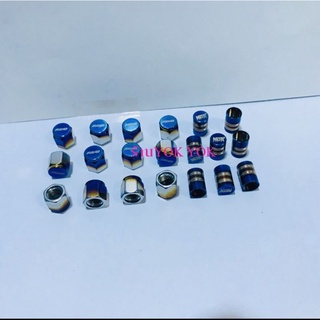 จุ๊บลมรถยนต์สี titanium ราคาต่อชุดชุดนึงมี 4 ชิ้นสามารถใส่กับรถได้ทุกรุ่นเพิ่มความสวยงาม