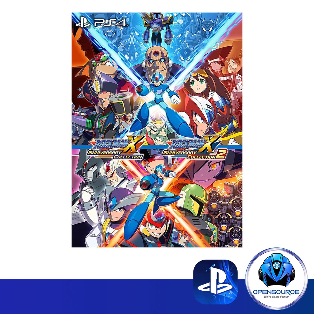 [พร้อมส่ง]Playstation: Megaman Rockman X Legacy Collection 1+2 (ASIA EN/CH/JAPAN) แผ่นเกม สำหรับ PS4 &amp; PS5