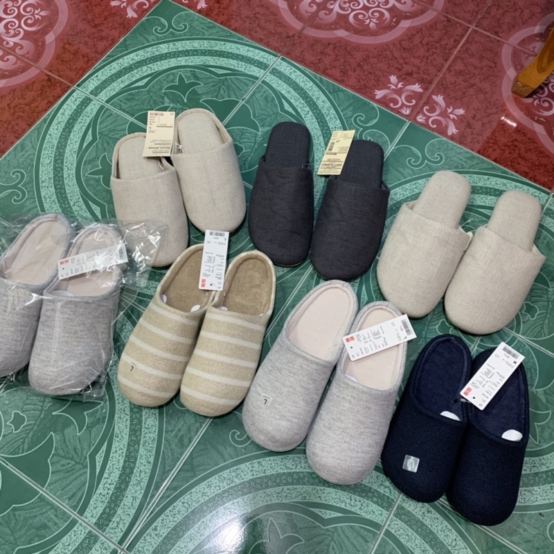 รวมรองเท้าslipper UNIQLO & MUJI 100% ของแท้💯💯จากช็อป พร้อมส่ง!!! size M L XL