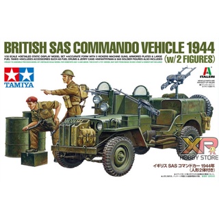 [Tamiya] 1/35 : British SAS Commando Vehicle 1944 w/2 Figures (TA 25423)