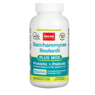 Jarrow Formulas, Saccharomyces Boulardii Plus MOS 5 Billion 90 Delayed Release Veggie Caps