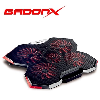 GADONX FN-30 Coolingpad แท่นวางระบายความร้อนโน๊ตบุ๊ค ขนาด 15.6-17 นิ้ว พัดลมใบพัดใหญ่.