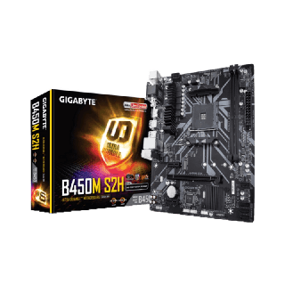 MAINBOARD(เมนบอร์ด) GIGABYTE AMD AM4 B450M-S2H ULTRA DURABLE (B450M-S2H)