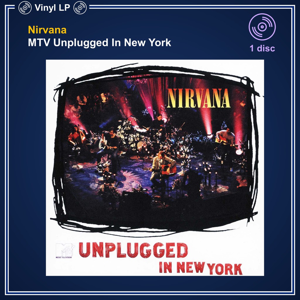 แผ่นเสียง Nirvana MTV Unplugged In New York ใหม่ ซีล Nirvana Vinyl LP