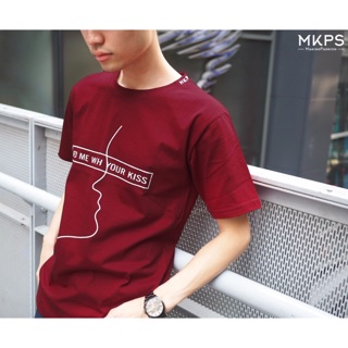 MKPS / เสื้อยืดสกรีนลายกราฟฟิค / Feed Me with Your Kiss