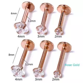 ต่างหู ประดับเพทาย 16 กรัม 1 ชิ้น