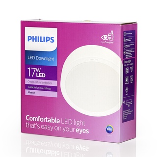 PHILIPS โคมไฟ DOWN LIGHT 17W ขนาด 6 นิ้ว ฟิลิปส์ LED หน้ากลม ติดลอย 59472 MESON 150 17W SURFACE MOUNT