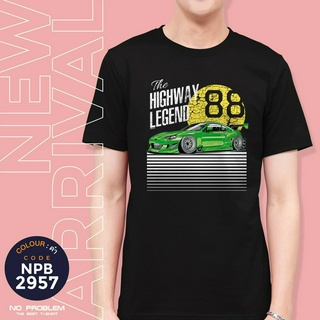 **สินค้าใหม่** เสื้อยืดพิมพ์ลาย No Problem ไซส์ใหญ่ ยอดขายดี อันดับ 1 - GRAPHIC TEE NPB.2957