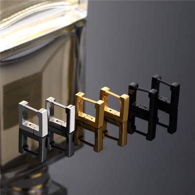 Our XX Square ต่างหูเจาะ วัสดุไทเทเนียมเกรดเครื่องมือแพทย์ (P115-P117)