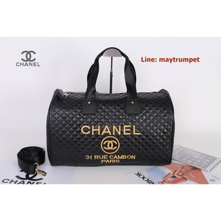 Chanel VIP Precision gift Black Travel Duffle/Gym Bag  Super rare item!