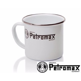 แก้วน้ำมีหูสีขาว Petromax Enamel Mug White