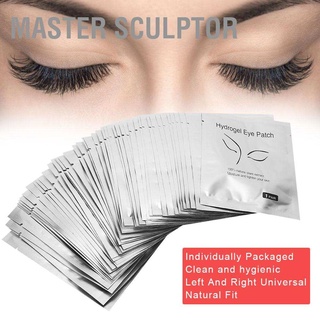 Master Sculptor 50 Pairs Eyelash Pads Lashes Extension Moisturizing Grafting Eye Patches Stickers