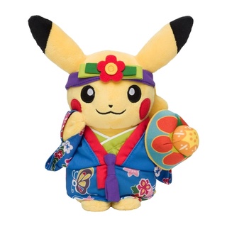 [ส่งตรงจากญี่ปุ่น] ตุ๊กตาโปเกม่อน Ryukyu Dance Pikachu Pokemon Center Okinawa Japan ใหม่