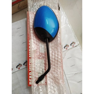 กระจกมองหลังขวาสีฟ้าฟีโน่หัวฉีด สำหรับรุ่น FINO อะไหล่แท้ YAMAHA 1YC-F6290-50