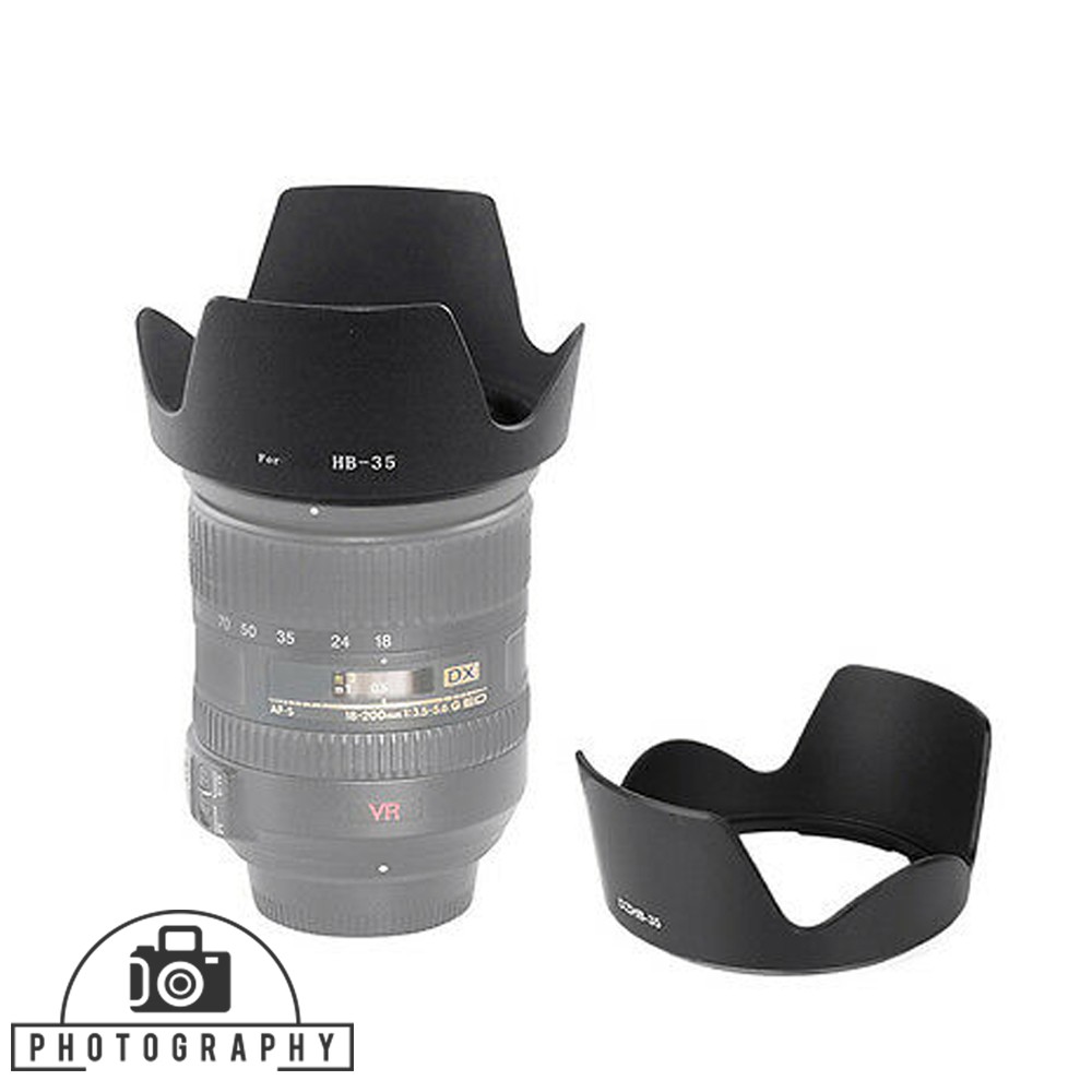 Lens Hood HB-35 For Nikon 18-200mm f/3.5-5.6G VR II