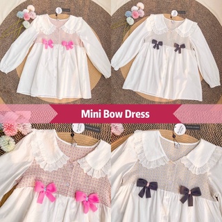 Minidress ทวิตลายโบว์