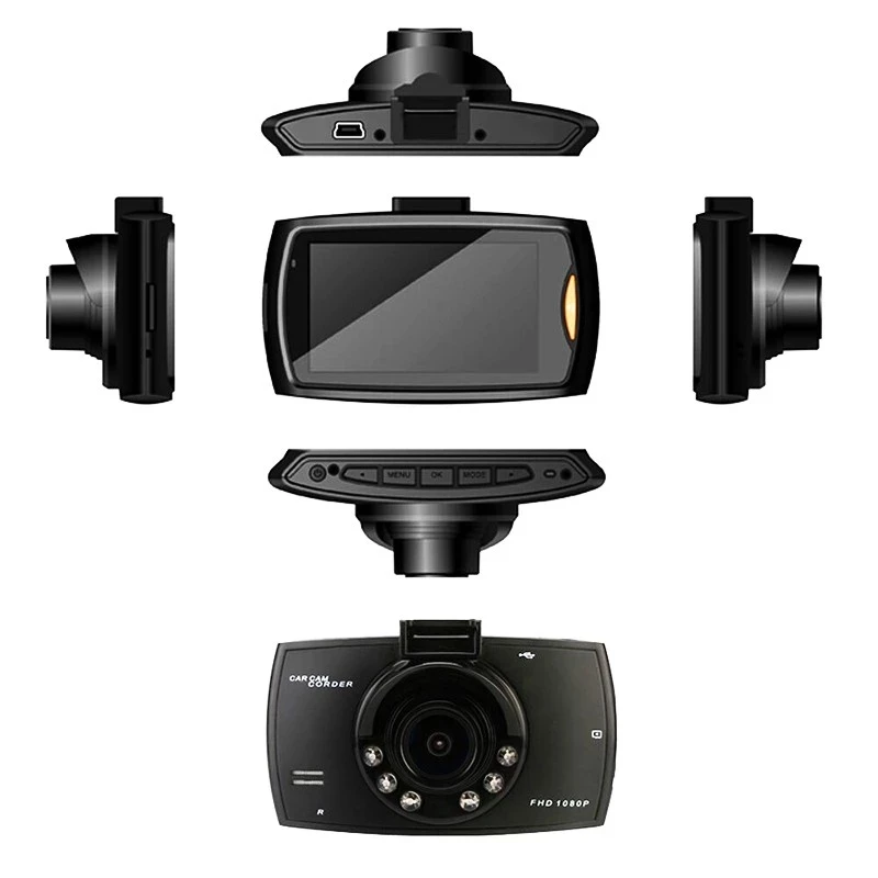 กล้องติดรถยนต์G30 2.2 นิ้ว เลนส์กระจกทรงกล้อง 1080P พิกเซล driving recorder กล้องหน้ารถ มุมมองกลางคืนมุมกว้าง เมนูไทย thumbnail 10