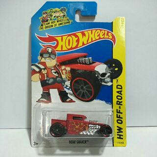 รถเหล็ก Hot wheels BONE SHAKER แดง (lb39)