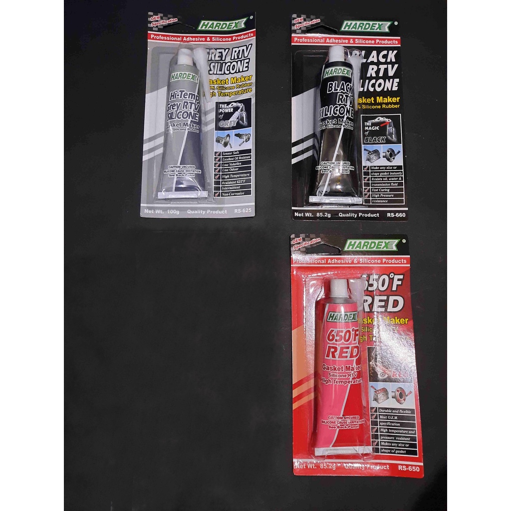 HARDEX RTV เครื่องทําปะเก็นซิลิโคน/ กาวปะเก็น/ ปะเก็นหมากฝรั่ง/ เครื่องยนต์เหงือก/ กาวเครื่องยนต์/ R