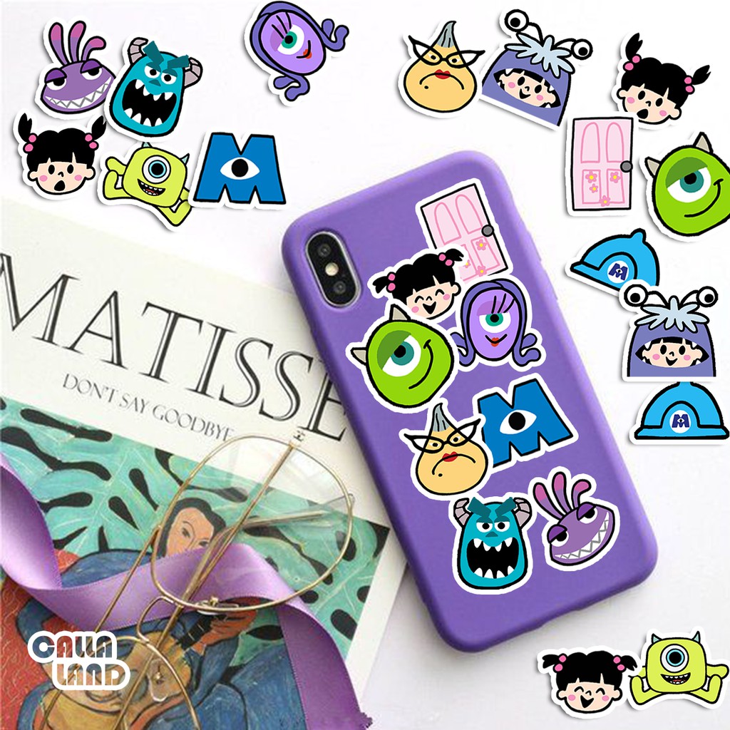 Calla Land 40 ชิ้นสติ๊กเกอร์แพ็ค [MONSTER INC] Aesthetic Journal Decoration Planer ไดอารี่สมุดภาพ