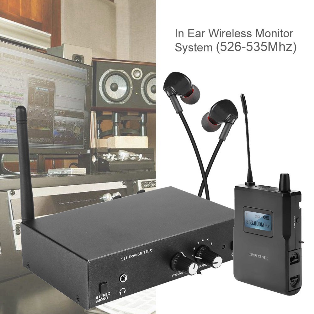 [READY STOCK] Stereo Wireless In Ear Monitor System Stage Monitoring