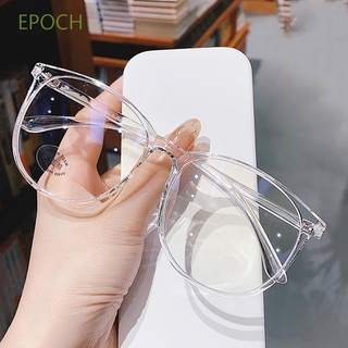 Epoch แว่นตาพลาสติกใสกันแสงสีฟ้าสไตล์เกาหลีสําหรับผู้หญิงและผู้ชาย