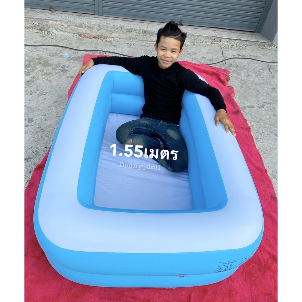 🔥ถูกที่สุด!!🔥สระน้ำเป่าลม ขนาด 1.2/ 1.5/ 2.0/ 3.0เมตร มีหลายไซส์/สีกดเลือกไซส์ได้ค่ะ - รูปที่ 3