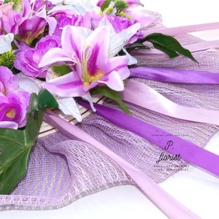 ริบบิ้นซาตินแกนโฟม หน้ากว้าง 2 ซม. ( PF-R504 )ริบบิ้นผ้า ริบบิ้นผ้าสีพื้น ห่อช่อดอกไม้ ทำโบว์ DIY พร้อมส่ง
