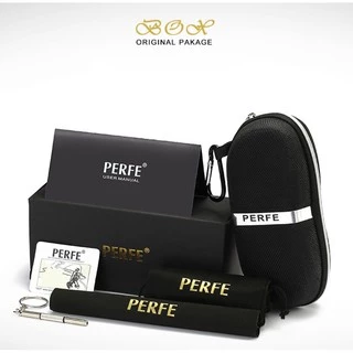 PERFE แว่นกันแดดตัดแสง UV 400% + อุปกรณ์ 7 ชิ้น + ไฟฉาย + สายคล้องแว่น