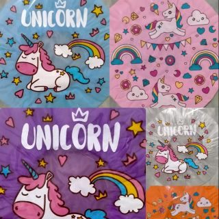 หมวกอาบน้ำ หมวกคลุมผม UNICORN มีหลายสีหลายลาย ขนาด 12 นิ้ว